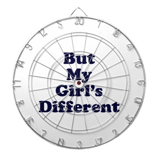 Maar mijn meisje is anders dartbord (Voorkant)