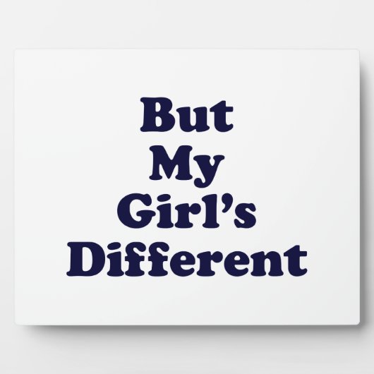 Maar mijn meisje is anders fotoplaat (Voorkant)