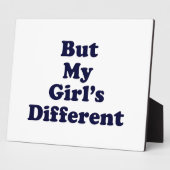 Maar mijn meisje is anders fotoplaat (Zijkant)