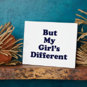 Maar mijn meisje is anders fotoplaat (Zijkant)