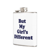 Maar mijn meisje is anders heupfles (Links)