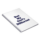 Maar mijn meisje is anders notitieboek (Rechterzijde)