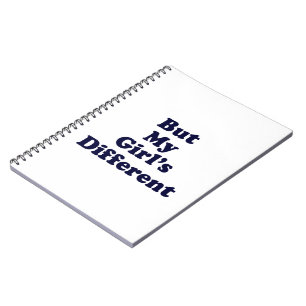 Maar mijn meisje is anders notitieboek