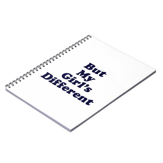 Maar mijn meisje is anders notitieboek (Linkerzijde)