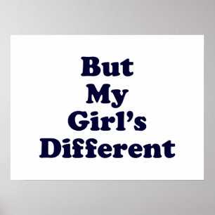 Maar mijn meisje is anders poster