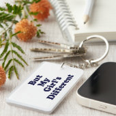 Maar mijn meisje is anders sleutelhanger (Voorkant Rechts)