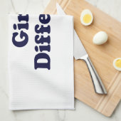 Maar mijn meisje is anders theedoek (Quarter Fold)