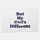Maar mijn meisje is anders theedoek (Horizontaal)