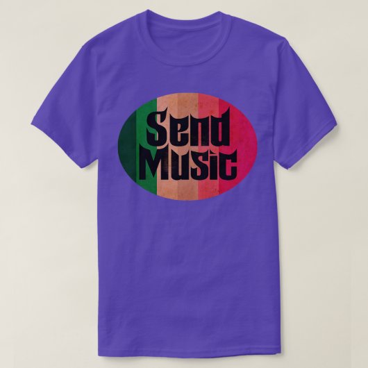 Maar muziek delen t-shirt (Design voorkant)