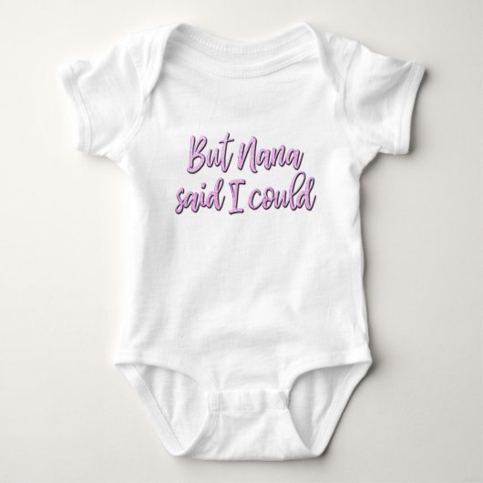Maar Nana zei dat ik een bodysuit voor baby kon ko (Voorkant)