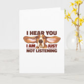 MAAR NIET AANBIEDEN VAN BASSETHOUND KAART (Gele Bloem)