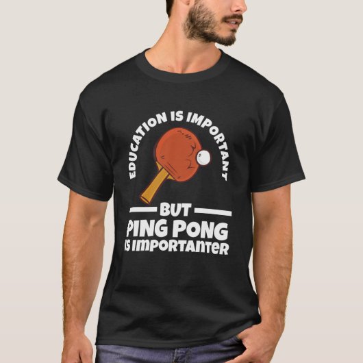 maar ping pong is belangrijk tafeltennis Pullover (Voorkant)