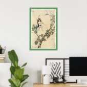 Maar Puck zat op een spinnenweb Poster (Thuiskantoor)