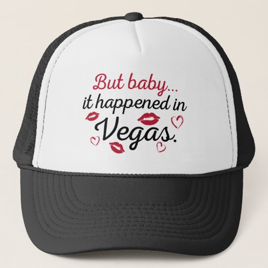 Maar schatje, het gebeurde in Las Vegas Trucker Pet (Voorkant)