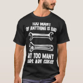 maar te veel auto ' s zijn machinepark t-shirt (Voorkant)