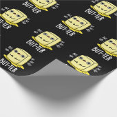 Maar ter Funny Butter Pun Dark BG Cadeaupapier (Hoek)