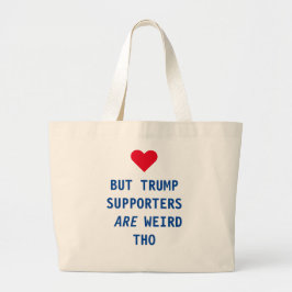 MAAR TRUMP-AANHANGERS ZIJN RAAR THO-CANVAS TAS