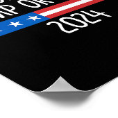 Maar Trump of Biden 2024 - Poster (Hoek)