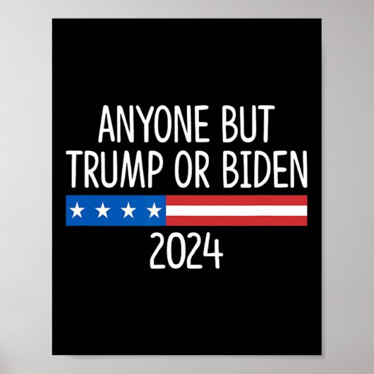 Maar Trump of Biden 2024 - Poster (Voorkant)