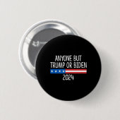 Maar Trump of Biden 2024 - Ronde Button 5,7 Cm (Voorkant /achterkant)
