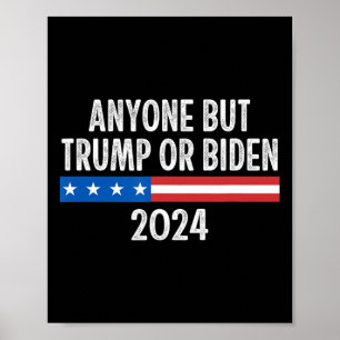 Maar Trump of Biden 2024 -  stijl - Poster