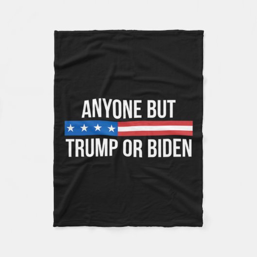 Maar Trump of Biden - Fleece Deken (Voorkant)