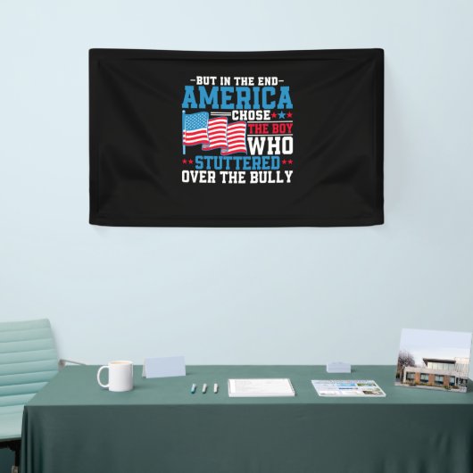 Maar uiteindelijk koos Amerika de jongen Spandoek (Beurs)