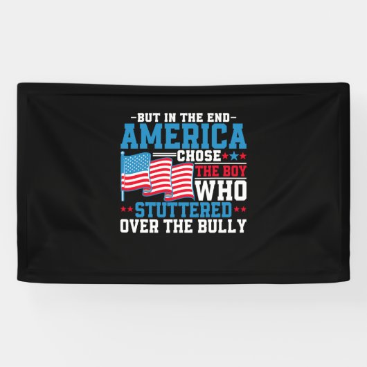 Maar uiteindelijk koos Amerika de jongen Spandoek (Horizontaal)