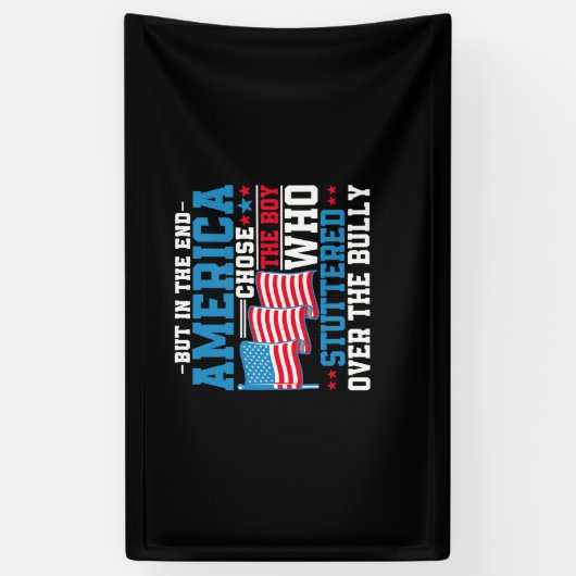 Maar uiteindelijk koos Amerika de jongen Spandoek (Verticaal)