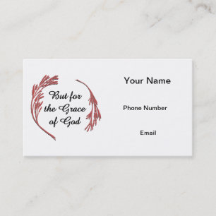 Maar voor de Grace of God Calling Card Contactkaartje