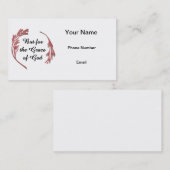 Maar voor de Grace van God Contactkaartje (Voorkant / Achterkant)