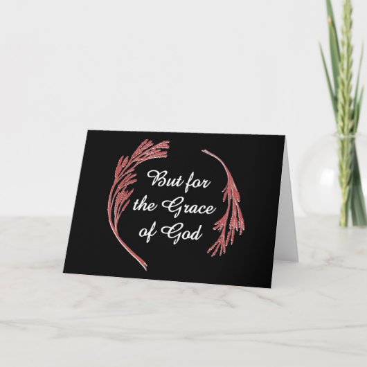 Maar voor de Grace van God Kaart (Voorkant)