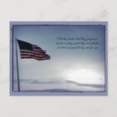 Maar voor Vrijheidsgevecht ... Veterans Day Briefk Briefkaart (Voorkant)