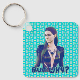 Maar waarom? Button Sleutelhanger