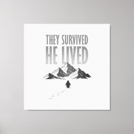 Maar Waarom Nihilistische Pinguïn Motivatie Canvas Afdruk