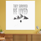Maar Waarom Nihilistische Pinguïn Motivatie Canvas Afdruk (Insitu (Woonkamer))