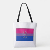 Maar we zijn... tote bag (Achterkant)