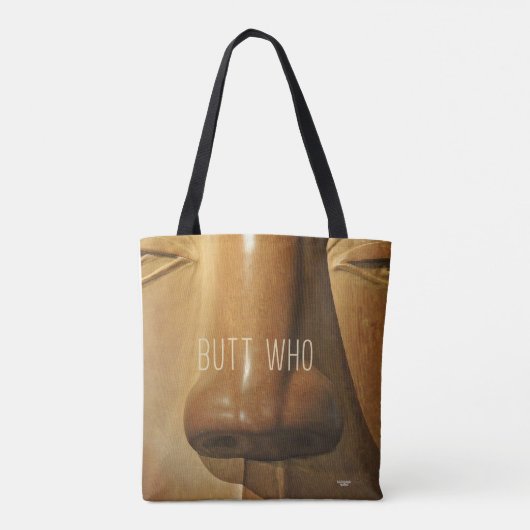 Maar wie neus tote bag (Achterkant)