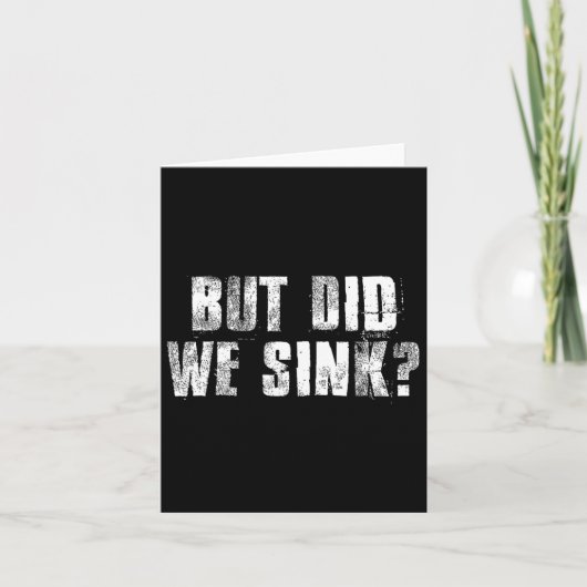 Maar Zijn We Grappige Bootvakantie Crazy Kapitein  Kaart (Voorkant)