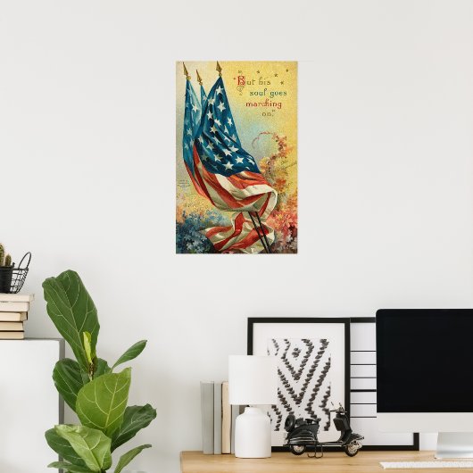 Maar z'n soep gaat op. poster (Thuiskantoor)