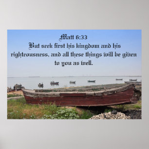 Maar zoek eerst zijn koninkrijk poster