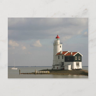 Maarken Lighthouse North Holland, Nederland Briefkaart