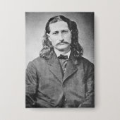 Maarschalk Wild Bill Hickok Old West Pistolheld Button (Voorkant)