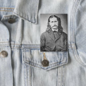 Maarschalk Wild Bill Hickok Old West Pistolheld Button (Insitu)
