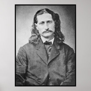 Maarschalk Wild Bill Hickok Old West Pistolheld Poster