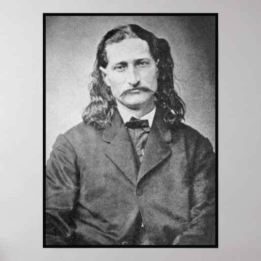 Maarschalk Wild Bill Hickok Old West Pistolheld Poster (Voorkant)