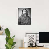 Maarschalk Wild Bill Hickok Old West Pistolheld Poster (Thuiskantoor)