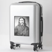 Maarschalk Wild Bill Hickok Old West Pistolhelden. Sticker (Koffer)