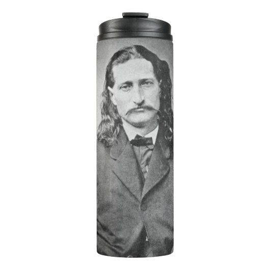 Maarschalk Wild Bill Hickok Old West Pistolhelden Thermosbeker (Voorkant)