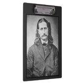 Maarschalk Wild Bill Hickok Old West Pistoolheld Klembord (Rechts)